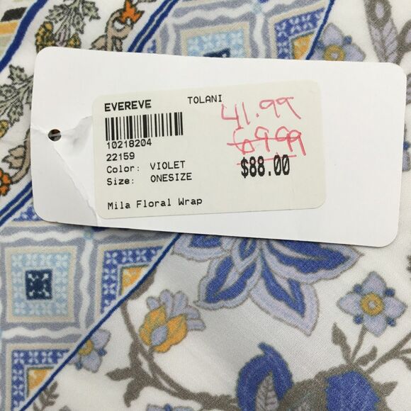 Anthropologie Feathers by Tolani Kimono Top OS Floral BOHO Dainty Girly Festival - Picture 13 of 16